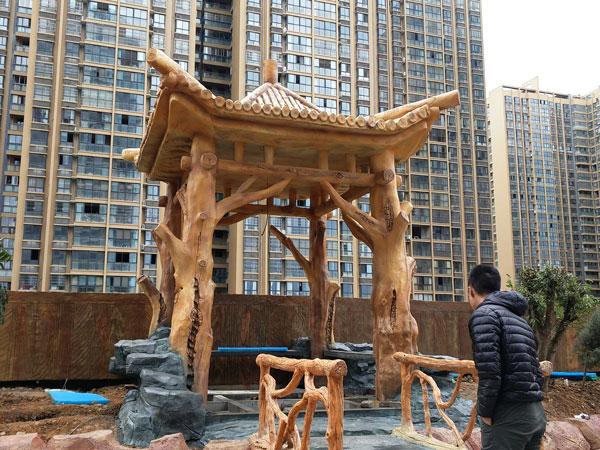 　仿木、仿木欄桿