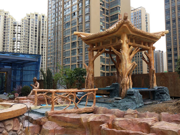 　仿木、仿木欄桿